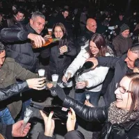 Živahen prehod v novo leto