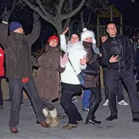 Živahen prehod v novo leto