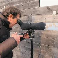 Borut Mozetič ob vsakodnevnem opravilu