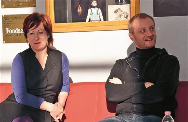Umetniška vodja SSG Diana Koloini, ki v tokratni predstavi sodeluje kot dramaturginja in režiser Alen Jelen