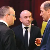 Predsednik vlade janez Janša in gospodarski minister Radovan Žerjav na uradnem obisku v Azerbajdžanu