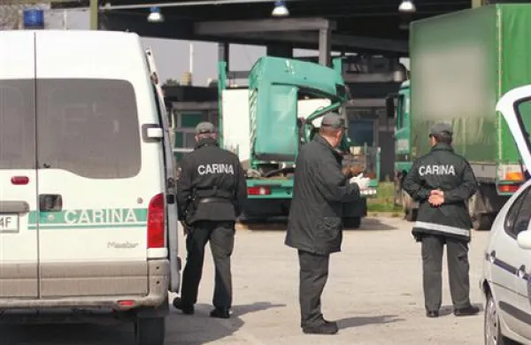 Poleg dela policistov stavkajo tudi cariniki