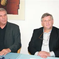 Marko Hvala (levo) in Jurij Kavčič