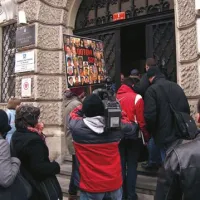 Vroče pred mariborsko občino