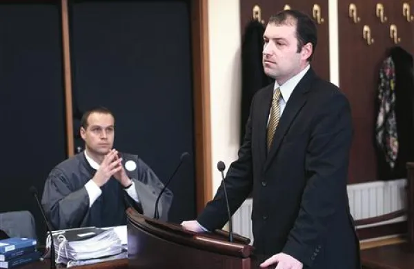 Tadej Vidic, tako kot ostali trije soobtoženi, na včerajšnjem predobravnavnem naroku ni priznal krivde
