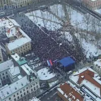 Na Kongresnem trgu je bilo nekaj tisoč udeležencev