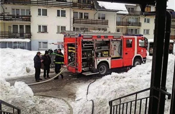 V Bovcu zagorel blok