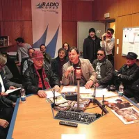  Pri Mefu, v radijskem studiu, je ustvarjalna gneča bivala ves čas