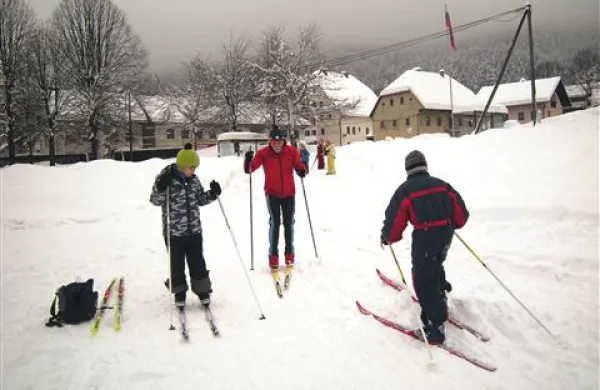 Tako živahno je bilo na proti Trnovskega maratona že v četrtek, ko je nastal naš posnetek, in včeraj