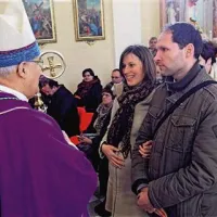 Blagoslov para, ki je v pričakovanju naraščaja Foto: Zdravko Primožič/FPA