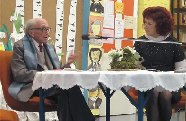 Starosta slovenskih pisateljev, Tržačan Boris Pahor, je bil gost Kulturnega društva Istrski grmič Škofije 
