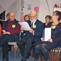 Literarni risi na predstavitvi četrtega zbornika Zaris v čas
