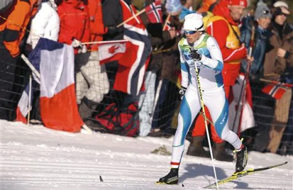 Katja Višnar je prijetno presenetila s četrtim mestom v sprintu na svetovnem prvenstvu v Italiji