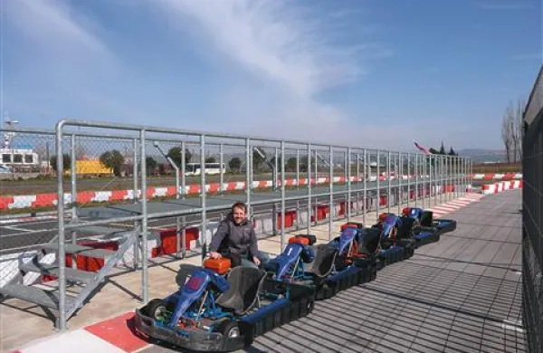 Predsednik športnega društva Karting Koper se noče prenagliti v napovedih, kdaj bodo na stezi zopet brneli gokarti