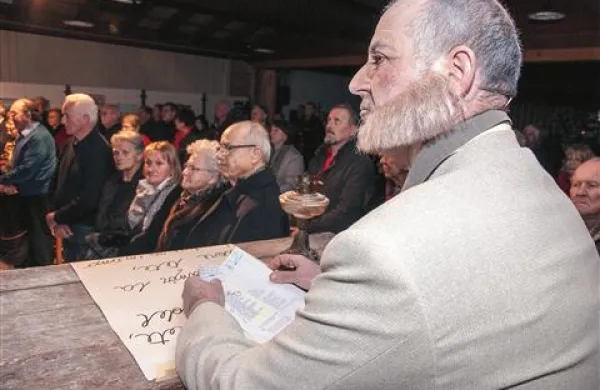 Tako sta na odru “oživela” pesnika Pietro Zorutti (Robert Juretič) ...
