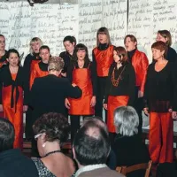 Med petimi nastopajočimi zbori je bila tudi vokalna skupina Vinika iz Goriških brd