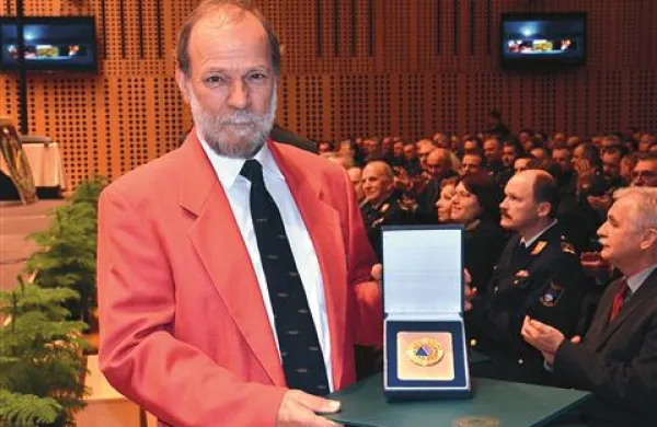 Benjamin Ličer je za svoje delo dobil plaketo Civilne zaščite