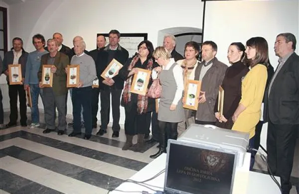 Nagrajenci ocenjevanja Občina Idrija - lepa in gostoljubna