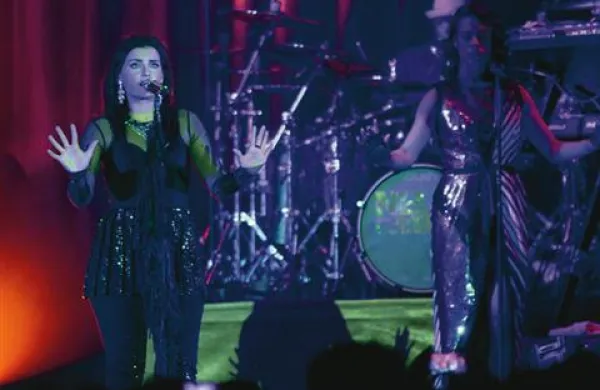 Kanadska pevka Nelly Furtado na koncertu v Ljubljani