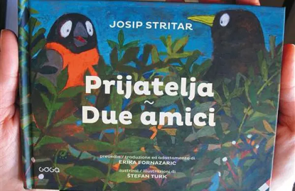 Misel, da prijatelja spoznaš v sili, je še neposrednejša v odličnem italijanskem prevodu Erike Fornazaric