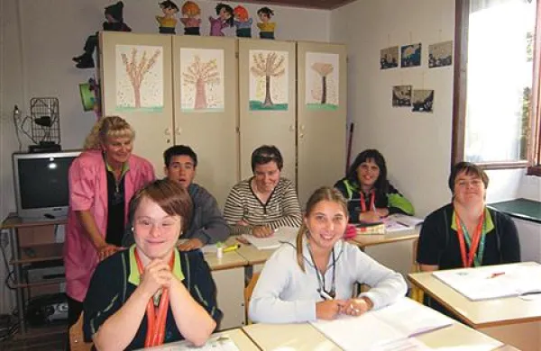  V Centru za usposabljanje Elvira Vatovec že več let zbirajo denar za nakup novega kombija za prevoz otrok (fotografija je iz arhiva)