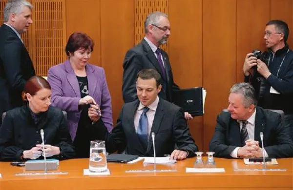 Najbolj živahna razprava se je razvila ob predstavitvi Uroša Čuferja (spodaj v sredini) 