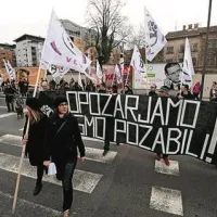 Protestniki opozorili na korupcijo in klientelizem