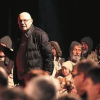 Režiser Marjan Bevk med “puntarji”