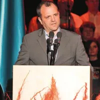 Tolminski župan Uroš Brežan je skupno točko med puntom in sodobnim uporom našel v jezi nad zlorabo oblasti