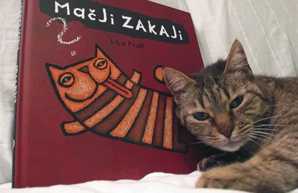 Po številnih mednarodno uspešnih  slikanicah in po Pasjih zakajih  se je priznana ilustratorka v novi avtorski slikanici lotila najbrž  najbolj samosvojih domačih živali
