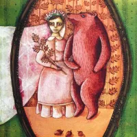 Tinka Volarič je ilustrirala zgoščenko Selivke avtorjev Katarine Juvančič in Dejana Lapanje. Na sliki ilustracija  tolminske ljudske  pesmi Uej uej (Magdalenca)