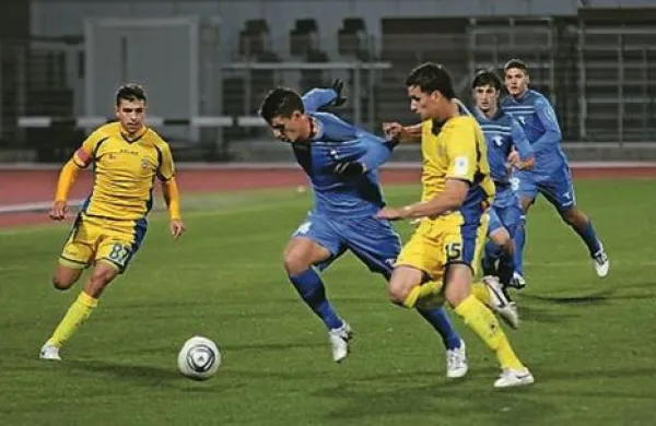 Utrinek iz tekme Domžale vs. Gorica marca lani
