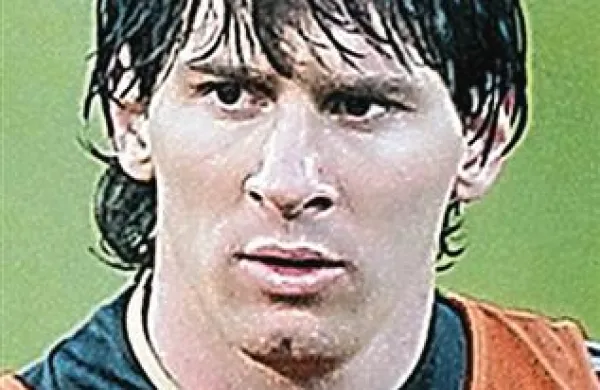 Lionel Messi, avtor prvega zadetka za Barcelono 