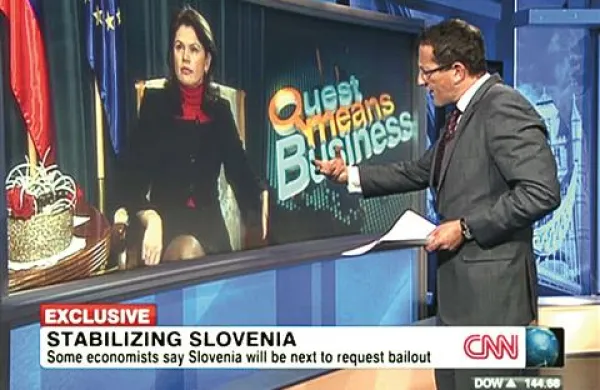 Premierka je v pogovoru za CNN poudarila, da je Slovenija zmožna sama rešiti svoje težave