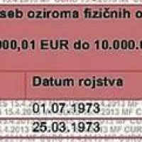 Največja dolžnika med fizičnimi osebami
