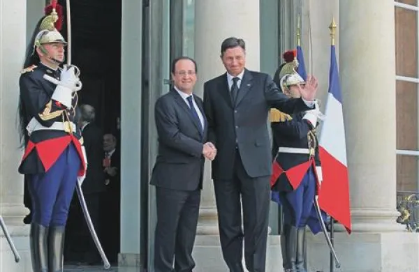 Osrednji dogodek obiska je bilo srečanje s  predsednikom Francoisom Hollandom