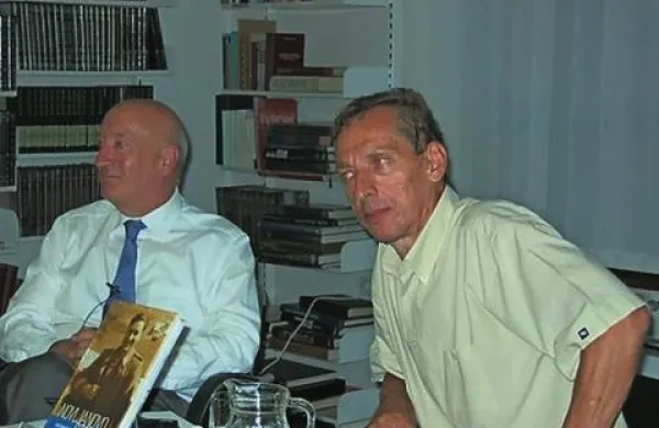 Lado Ambrožič (na desni) je novi varuh pravic gledalcev in poslušalcev Radiotelevizije Slovenija