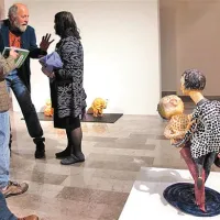Majk Mulaček je v galeriji Pokrajinskega muzeja na ogled postavil Patetike