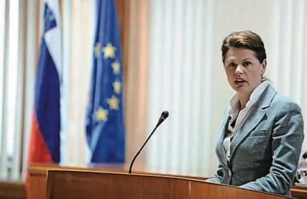 Slovenska premierka Alenka Bratušek