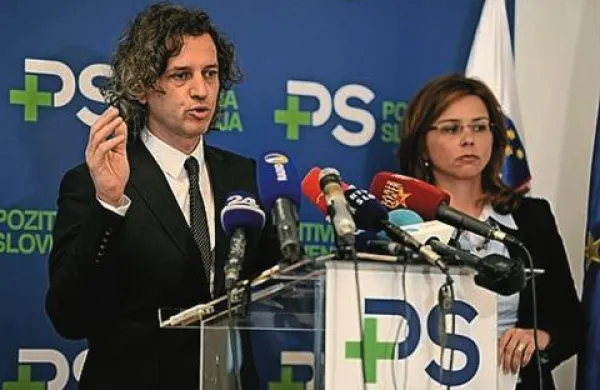 Poslanca PS Robert Golob in Maša Kociper