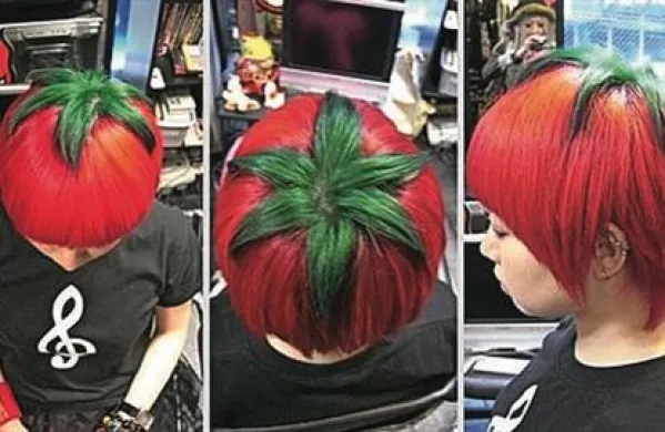 Japonske hipsterje je obsedla pričeska v obliki paradižnika