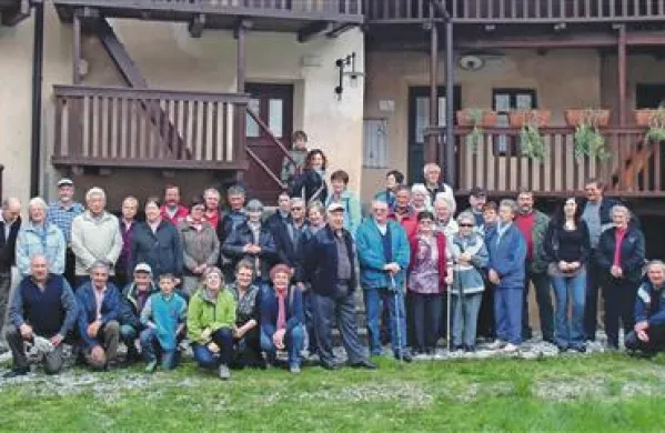 Člani Društva Baška dediščina na strokovni ekskurziji v  Breginjskem kotu