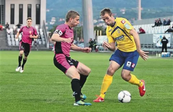 Ivan Brečević (desno) je bil v sredo najboljši mož na igrišču