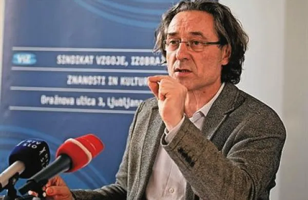Vodja konfederacije sindikatov javnega sektorja Branimir Štrukelj