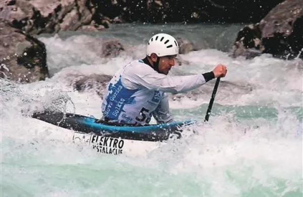 Blaž Cof se je tako spuščal do srebrne medalje med kanuisti