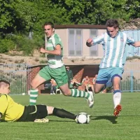 Tako je Luka Lekić obšel Adrinega vratarja Roka Petejana in zadel za izenačenje na 1:1