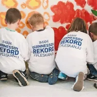 Zagnanosti pri udeležencih pleskanja ni manjkalo 