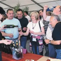Sobotno vzdušje v degustacijskem šotoru