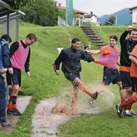 Veliko dežja, a tudi penine