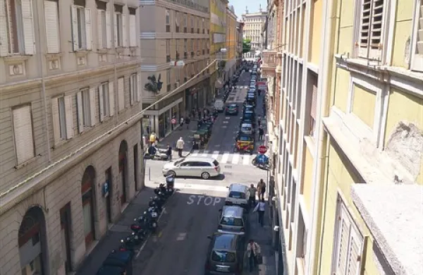 Ulica svetega Frančiška v Trstu